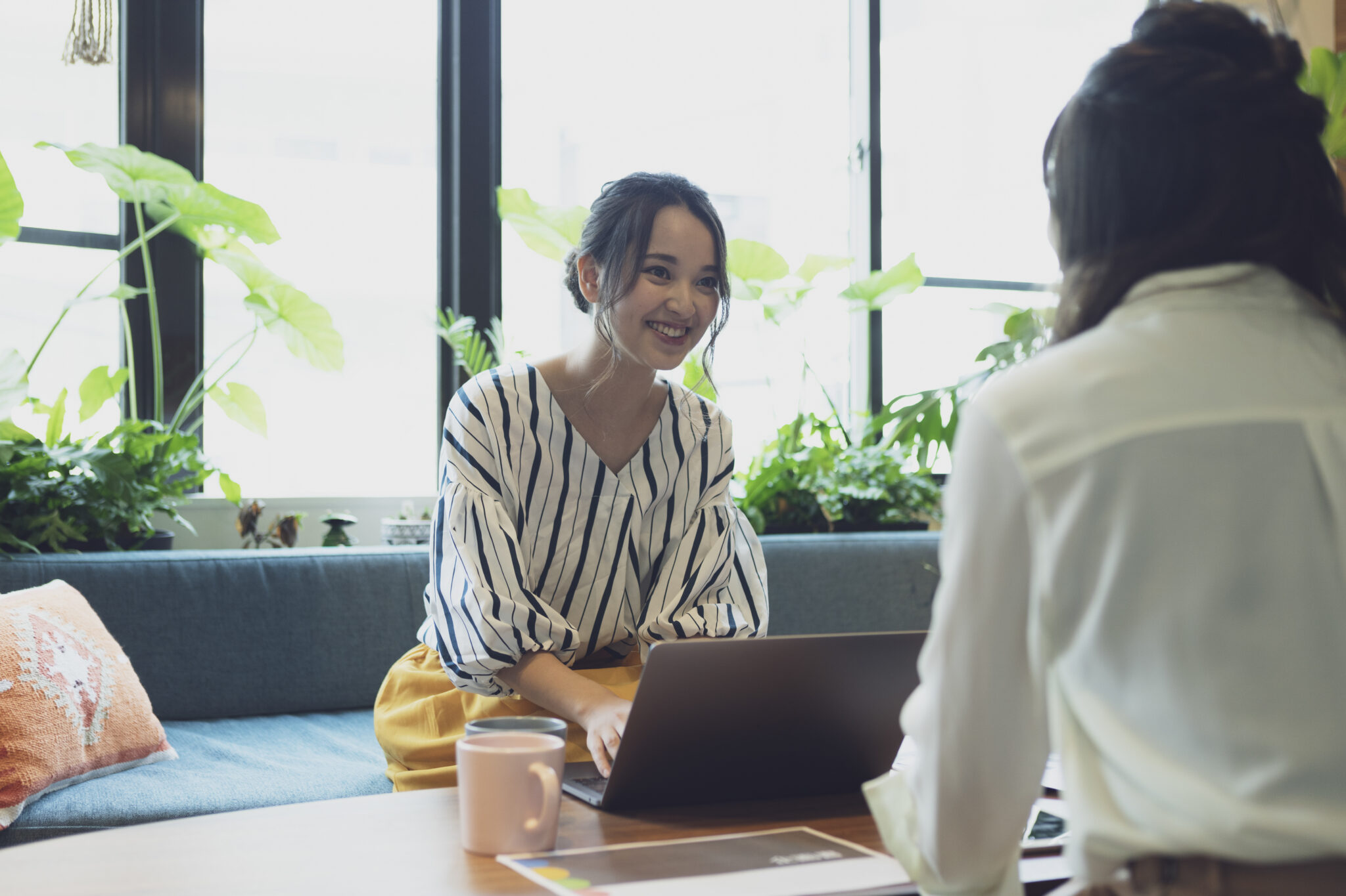 young people in the office