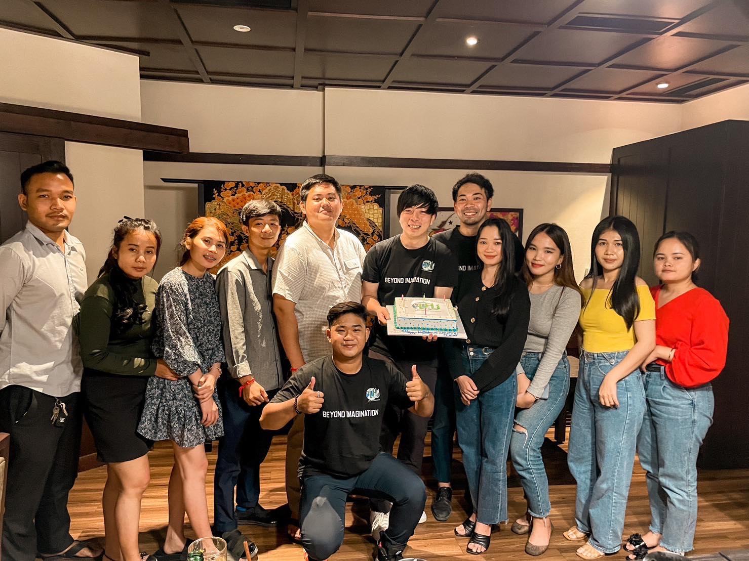 仲間との林さん