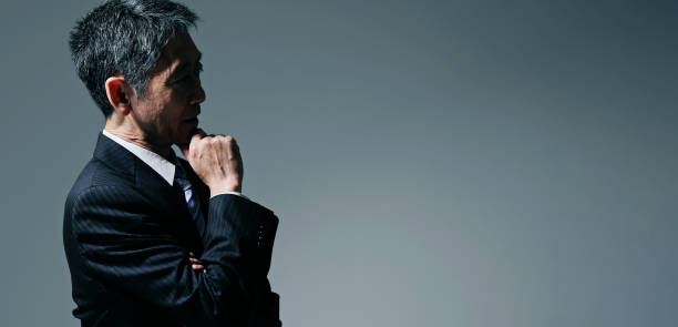 Portrait of senior asian businessman.